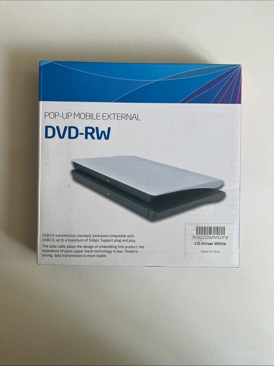 Other - Pop Up Mobile External DVD RW, CD Driver